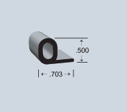 T Extrusion, Rubber T Extrusion