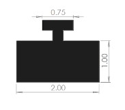 T Extrusion, Rubber T Extrusion